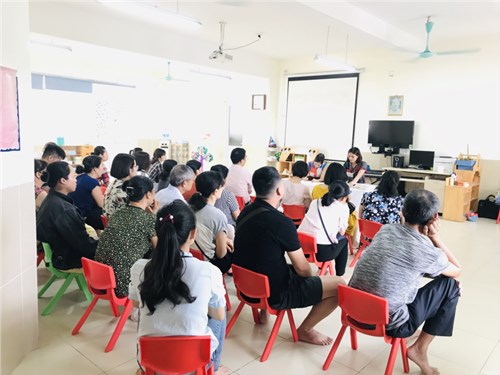 Trường Mầm non Ngọc Thụy tổ chức Họp phụ huynh cuối năm học 2018-2019